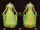 Green And Yellow latest homecoming dance team gowns popular ballroom dancesport dresses beads BD-SG4458