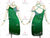 Green Applique Professional Latin Dance Dresses Mambo Costumes LD-SG2336