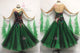 Green casual prom dancing dresses design Smooth stage gowns supplier BD-SG3605