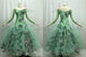 Green luxurious prom dancing dresses homecoming ballroom dance competition gowns company BD-SG3596