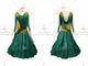 Green big size tango dance competition dresses girls homecoming dancing dresses beads BD-SG3951