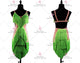 Green cheap rumba dancing costumes personalize rhythm dancing clothing applique LD-SG2319