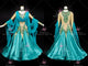 Green retail ballroom champion costumes lady ballroom stage dresses store BD-SG3377