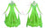 Green Female Dance Ballroom Clothes Rhinestones Applique BD-SG3820