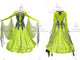 Green simple ballroom champion costumes retail Smooth practice dresses producer BD-SG3432
