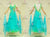 Green Hand-Tailored Dance Costumes For Competition Skirt BD-SG4177