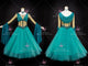 Green retail ballroom champion costumes quality prom performance gowns promotion BD-SG3354