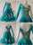 Green Ladies Crystal Flower Ballroom Costumes Waltz BD-SG3711