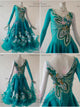Green beautiful waltz performance gowns discount waltz practice dresses dropshipping BD-SG3711