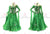 Green Ladies Dancing Ballroom Competition Outfits Crystal Flower BD-SG3801