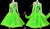 Green Satin Crystal Ballroom Dance Costumes High School Dance Dresses BD-SG4411