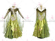 Green retail ballroom champion costumes female waltz dancesport gowns maker BD-SG3419