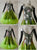 Green Womens Rhinestones Applique Ballroom Costumes Tango BD-SG3715