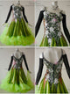 Green beautiful waltz performance gowns personalized ballroom dance team dresses boutique BD-SG3715