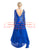 Blue Hand Made Ballroom Dresses Standard Modern Waltz Tango Smooth SD-BD05 - Smarts Dance