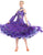 Lavender Ballroom Standard International Foxtrot Waltz Quickstep Dress SD-BD64 - Smarts Dance