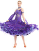 Lavender Ballroom Standard International Foxtrot Waltz Quickstep Dress SD-BD64