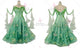 Green plus size tango dance competition dresses hot sale ballroom performance dresses sequin BD-SG3858