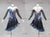Juniors Black And Blue Latin Dancing Dress Latin Gown Merengue Paso Doble Dance Costumes LD-SG2233