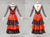 Juniors Black And Red Latin Dancing Dress Latin Gown Bachata Flamenco Dance Wear LD-SG2239