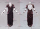 Black tailor made rumba dancing costumes womens rumba competition costumes rhinestones LD-SG2269