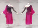 Black And Pink cheap rumba dancing costumes beautiful rumba performance dresses velvet LD-SG2280