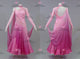 Pink short waltz dance gowns girls Smooth practice gowns beads BD-SG4215