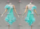 Blue long waltz dance gowns beautiful waltz dancesport dresses swarovski BD-SG4230