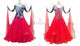 Multicolor plus size tango dance competition dresses girls waltz dancesport gowns crystal BD-SG3885