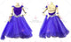 Blue plus size tango dance competition dresses popular tango competition gowns crystal BD-SG3861
