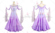 Purple plus size tango dance competition dresses tailor made prom dance competition dresses beads BD-SG3855