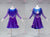 Ladies Blue And Purple Latin Dancing Dress Latin Gown Merengue Paso Doble Dance Wear LD-SG2254