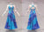 Ladies Blue Latin Dancing Dress Latin Gown Samba Rumba Dance Costumes LD-SG2278