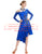 Blue Latin Competition Gowns SD-LD03 - Smarts Dance