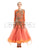 Orange Leopard Ballroom Dance Dresses Ballroom Smooth Competition Dance Dress SD-BD04 - Smarts Dance