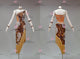Animal tailor made rumba dancing costumes short latin dance dresses tassels LD-SG2228