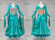 Green classic Smooth dancing costumes customized ballroom dance competition dresses lace BD-SG4116