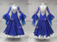 Blue classic waltz dance gowns bespoke waltz performance gowns chiffon BD-SG4128
