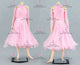Pink sexy Smooth dancing costumes personalized prom dance gowns applique BD-SG4056