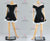 Modern Black And White Lace Latin Dance Dresses Swing Dancesport Skirt LD-SG2196