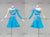 Modern Blue Chiffon Latin Dance Clothes Paso Doble Dancing Clothing LD-SG2220