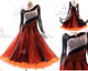 Multicolor big size tango dance competition dresses lyrical homecoming stage dresses chiffon BD-SG3948