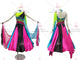 Multicolor retail ballroom champion costumes bespoke waltz performance dresses wholesaler BD-SG3383