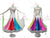 Multicolor Harmony Ballroom Dance Dress Satin Wear BD-SG3429