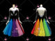 Multicolor new style homecoming dance team gowns girls ballroom dancing costumes crystal BD-SG4548