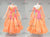 Orange And Pink Professional Ballroom Competition Custom Dance Costume BD-SG4277