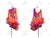 Orange And Purple Beads Latin Dance Dress Paso Doble Dancesport Clothing LD-SG1981