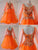Orange Ballroom Competition Dress Tango Dancesport Wear BD-SG3697