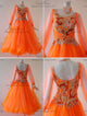 Orange beautiful waltz performance gowns short homecoming dance dresses store BD-SG3697