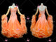 Orange latest homecoming dance team gowns hand-tailored Standard practice gowns velvet BD-SG4472